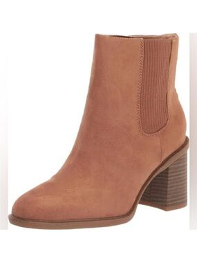 Dr. Scholl's Tan Suede Chelsea Ankle Boots